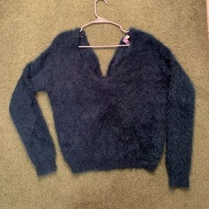 Twisted back sweater